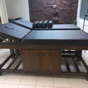 TEF Beds massage bed with cupboard